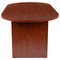 Flash Furniture Oval 35" W, 72" L, 29.5" H, Laminate Top, Red GC-TL1035-CHR-GG - alternate 2